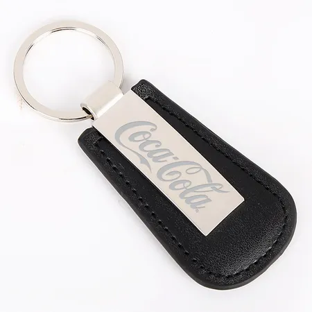 Superior Metal & Leather Keychain Superior Metal & Leather Keychain - Custom Cups Now