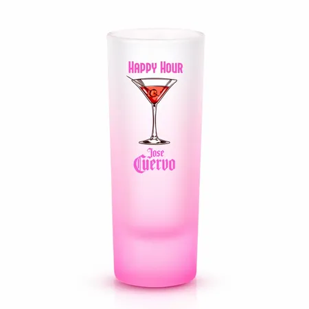 Tall Shot Glass - Colored & Frosted - Custom Cups Now