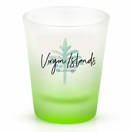 Frosted Glass Shot Glass - Custom Cups Now