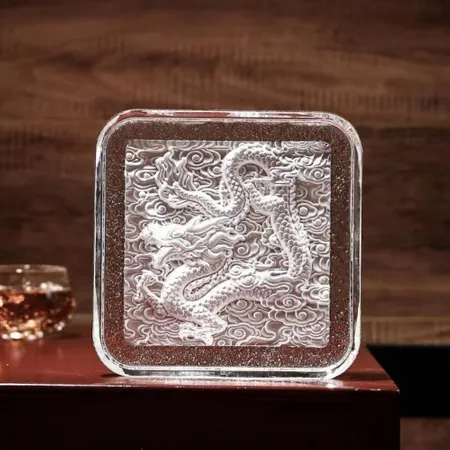 Customized Crystal Carving Coaster - Custom Cups Now