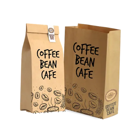 Kraft Paper Food Bag - Custom Cups Now
