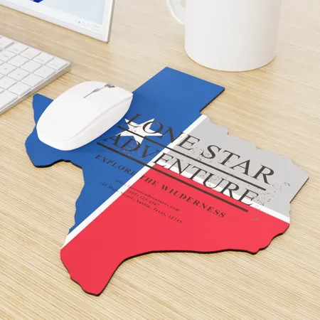 Custom Shape Die Cut Mouse Pad Custom Shape Die Cut Mouse Pad - Custom Cups Now