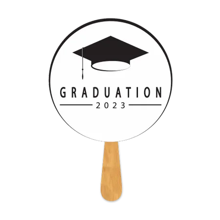 Graduation Hand Fans - Custom Cups Now