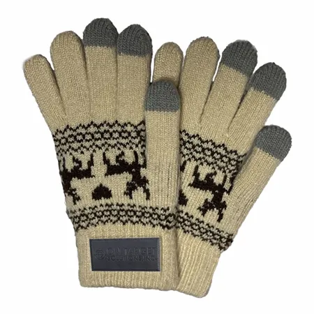 Reindeer Winter Cotton Gloves - Custom Cups Now