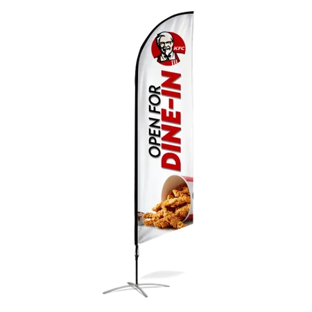 Feather Flag - Custom Cups Now