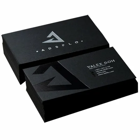 Embossed Gloss Business Cards - Custom Cups Now