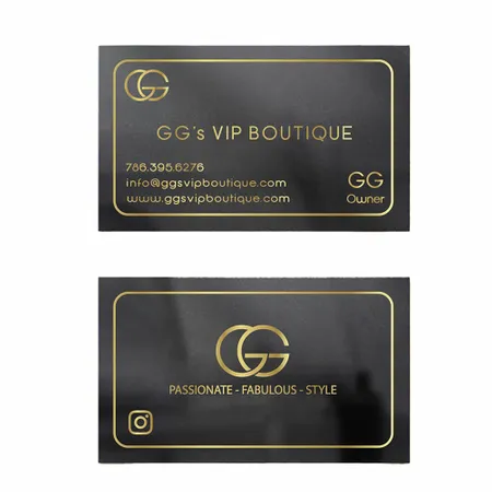 Foil Business Cards - Custom Cups Now