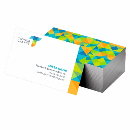 Silk Business Cards - Custom Cups Now