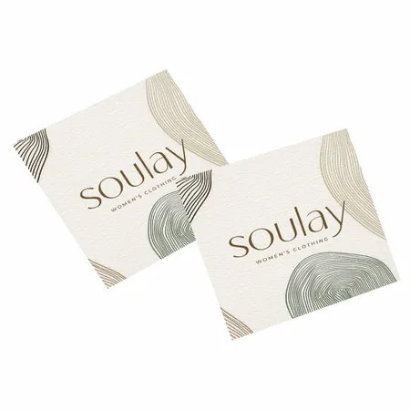 Square Business Cards - Custom Cups Now