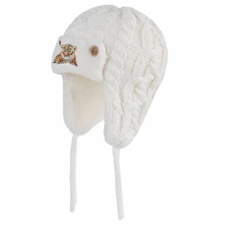 Cozy Cotton Kid Beanies with Earflaps - Custom Cups Now