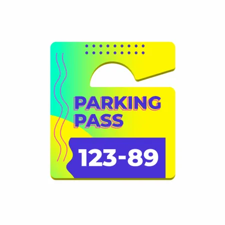 Small Parking Passes Small Parking Passes - Custom Cups Now
