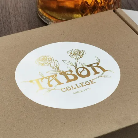 One Color Foil Stickers One Color Foil Stickers - Custom Cups Now