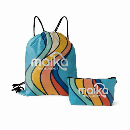 Drawstring Bag and Pouch Set Drawstring Bag and Pouch Set - Custom Cups Now