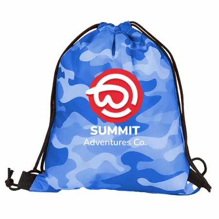 Camouflage Drawstring Bag Camouflage Drawstring Bag - Custom Cups Now