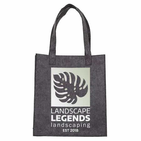 Small Light Gray Felt Mood Bag Small Light Gray Felt Mood Bag - Custom Cups Now
