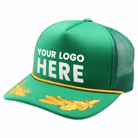 Pitbull Cambridge PB321 5 Panel Sponge Bay Leaf Hat - Custom Cups Now