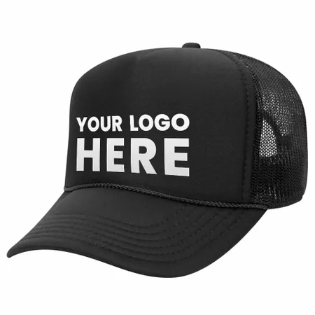 OTTO 32-467 5-Panel, Mid Profile Foam Trucker Hats, Mesh Back - Custom Cups Now