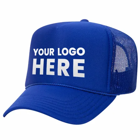 Otto 5-Panel High Crown Foam Trucker Hats, Mesh Back Cap - 39-165 - Custom Cups Now