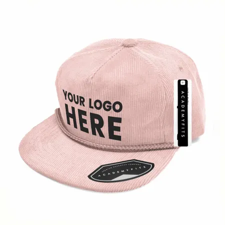 Academy Fits Corduroy Rope Snapback 3115R Cap - Custom Cups Now