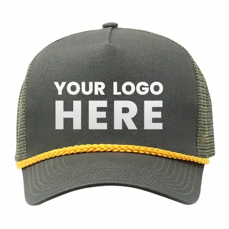 Cobra C256M 5 panel Cotton Twill Front, Mesh Back, Rope cap - Custom Cups Now