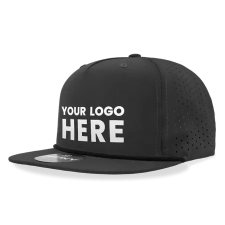 Decky 6226 5 Panel High Profile Relaxed Perforated Performance Rope Hat - Custom Cups Now