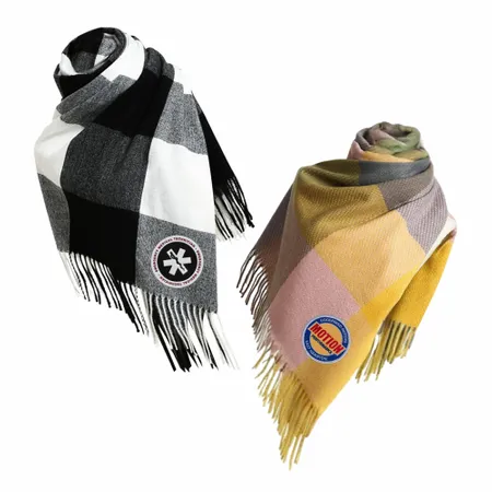 Plush Polyester Scarves - Custom Cups Now