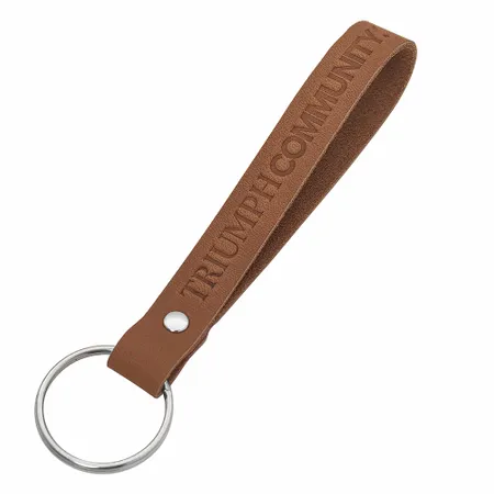 Leather Keychain Leather Keychain - Custom Cups Now