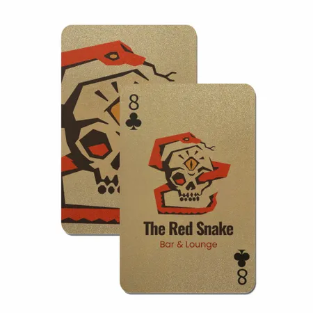 Gold Glitter Playing Cards - Custom Cups Now