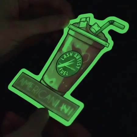 Glow in Dark Stickers - Custom Cups Now