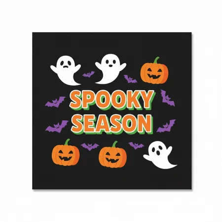 Halloween Napkins - Custom Cups Now