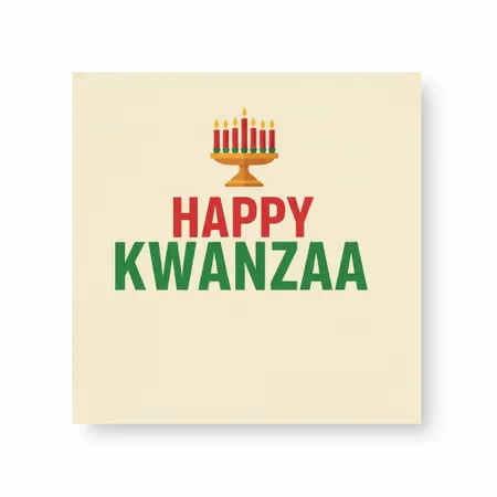 Kwanzaa Napkins - Custom Cups Now