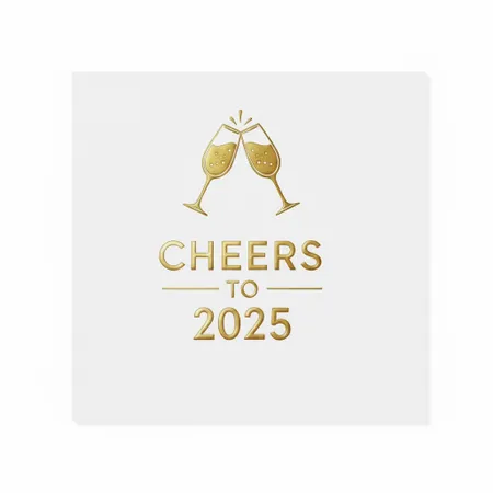 New Years Napkins - Custom Cups Now