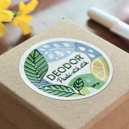 Raised Spot UV Stickers - Custom Cups Now