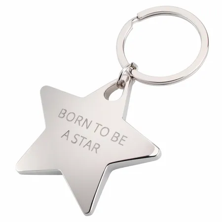 Dazzling Star Metal Keychain