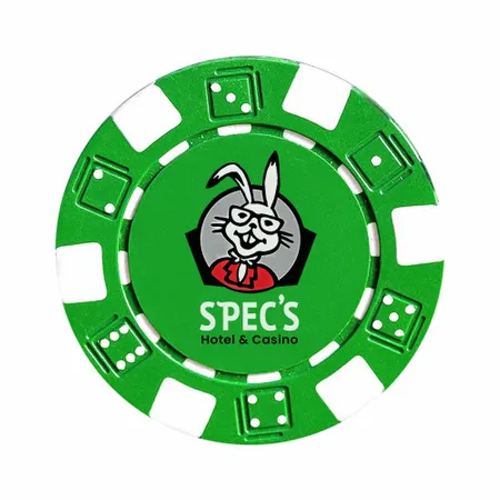 6 Stripe Custom Poker Chips - Custom Cups Now