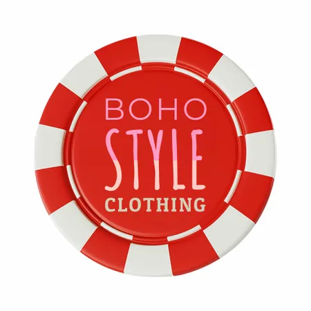 8 Stripe Custom Poker Chips - Inlay - Custom Cups Now