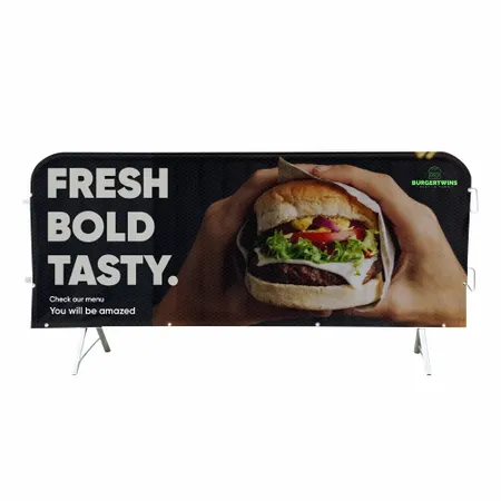 Crowd Barrier Covers - Custom Cups Now