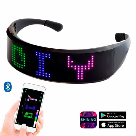 LED Light Up Glasses with Bluetooth - Custom Cups Now