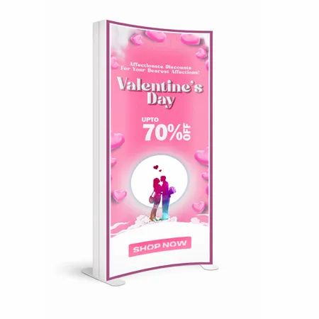 SEG Curved Lit Display - Custom Cups Now