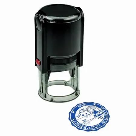 Round Self-Inking Stamps - Custom Cups Now