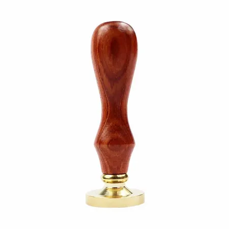 Pearwood Handle Wax Seal Stamps - Custom Cups Now