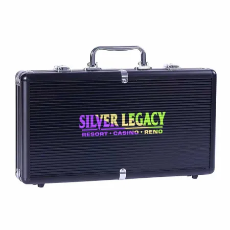 300ct Aluminum Poker Chip Cases - Custom Cups Now