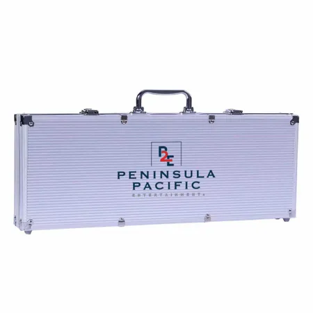 500ct Aluminum Poker Chip Cases - Custom Cups Now