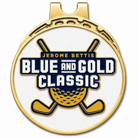 Hard Enamel Golf Ball Marker with Hat Clips - Custom Cups Now
