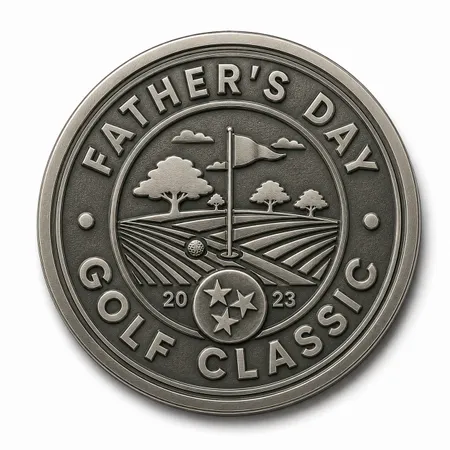 Die Struck Golf Ball Markers - Custom Cups Now