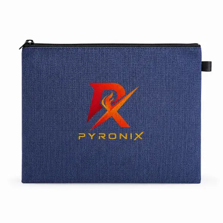 Fabric Zippered Document Bags - Custom Cups Now
