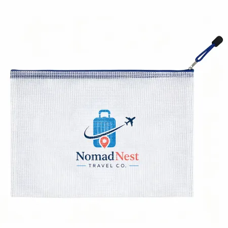 PolyWeave Zippered Document Bags - Custom Cups Now