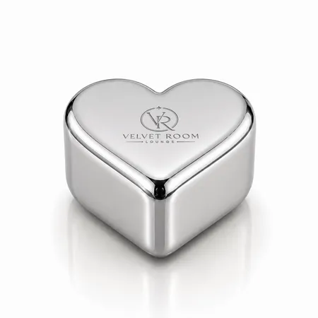 Heart-Shaped Stainless Steel Ice Cubes - Custom Cups Now
