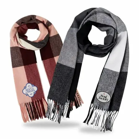 Luxe Polyester Scarves - Custom Cups Now