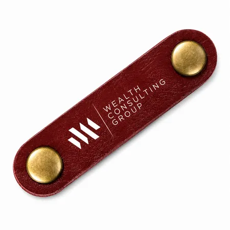 Leather Cable Tie Winders - Custom Cups Now